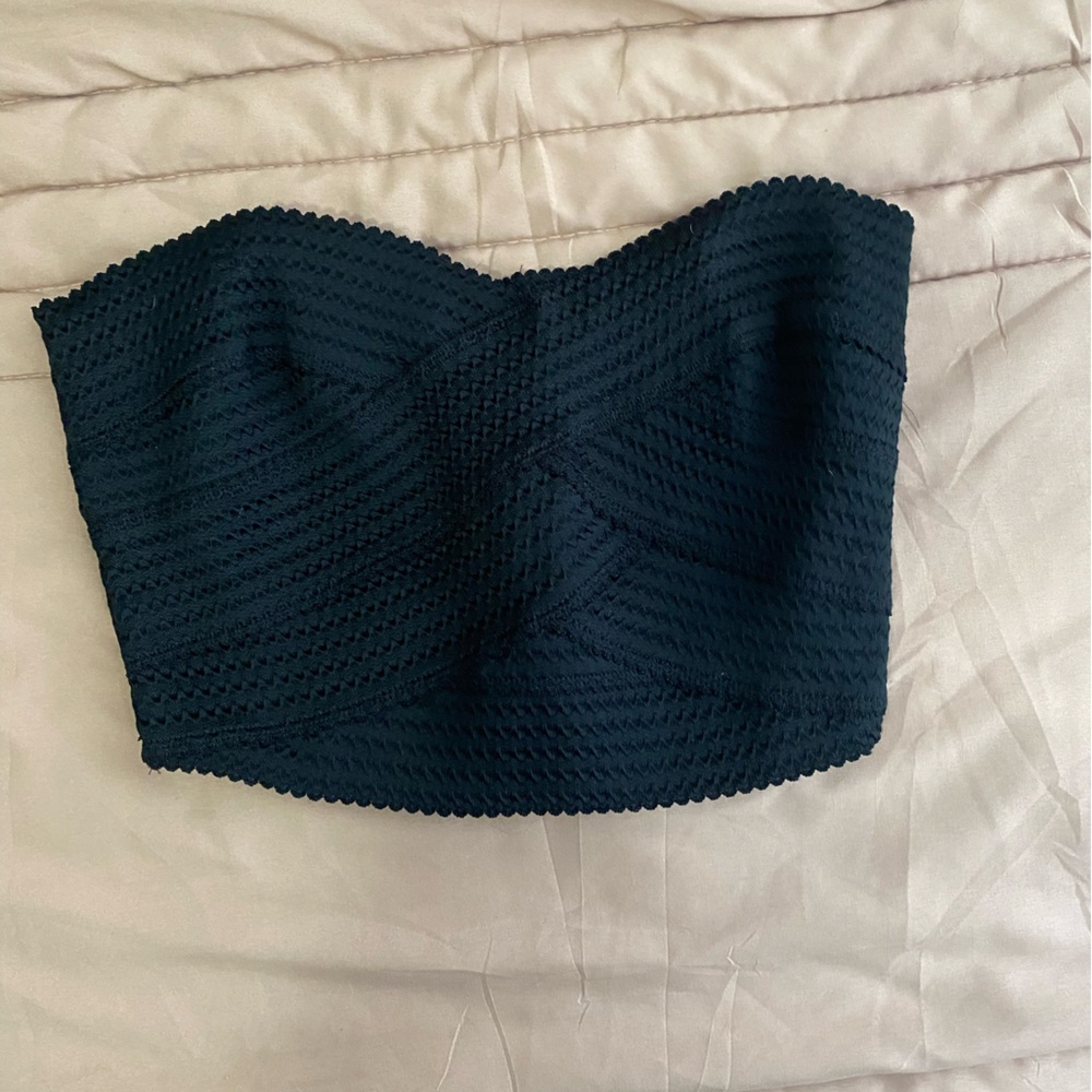 Express Black Textured Top